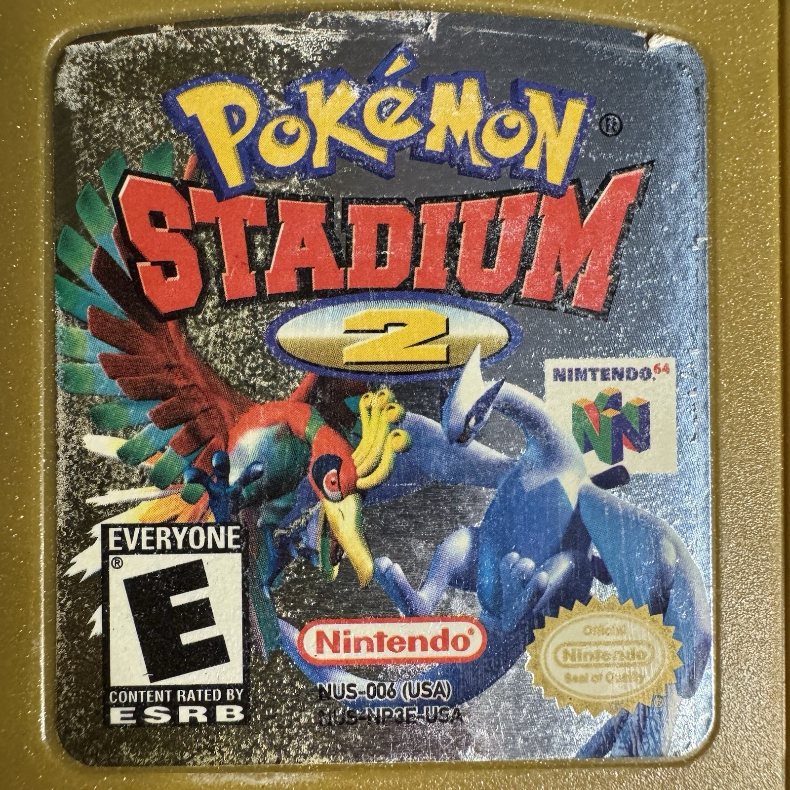 Pokemon Stadium 1 & 2 N64 Bundle + OEM Transfer Pak Authentic Tested Working Lot
