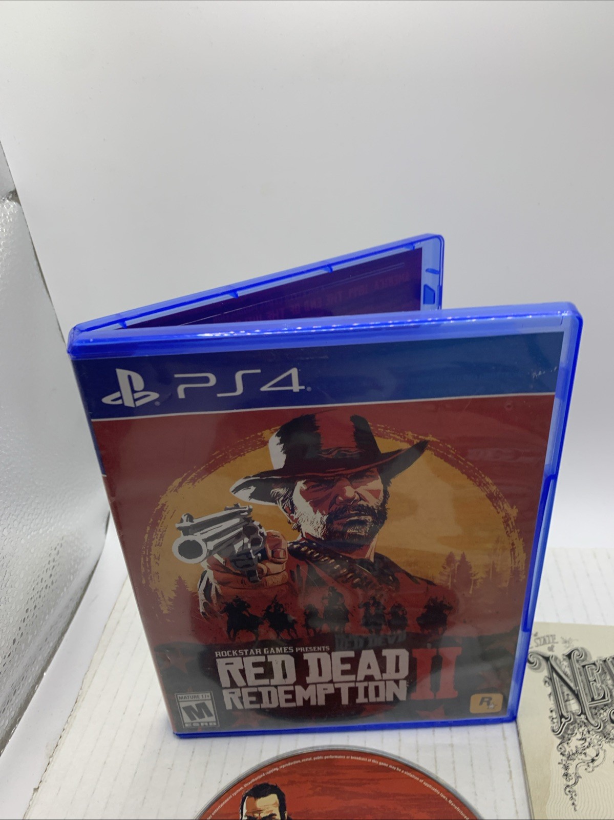 Mint Discs Red Dead Redemption 2 (Sony PlayStation 4 PS4, 2018) Includes Poster