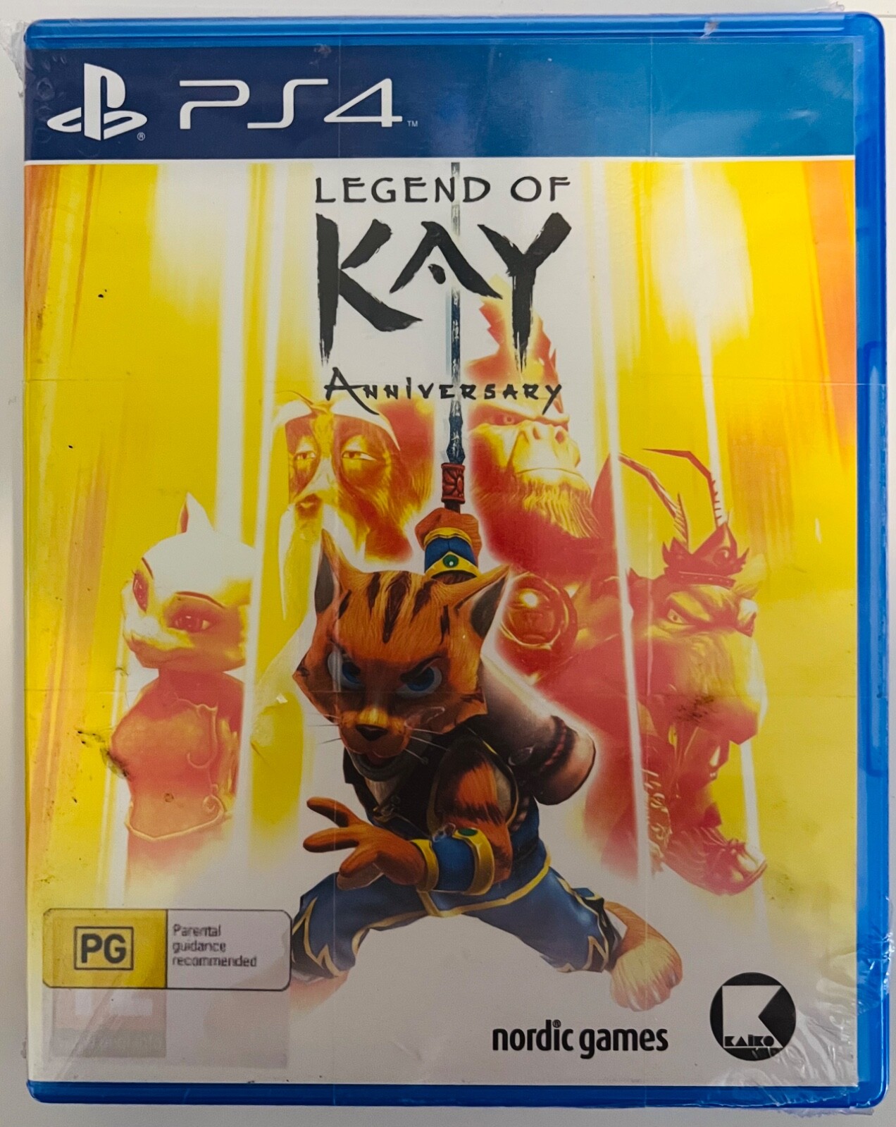 Legend of Kay – Anniversary. PS4 Game. BRAND NEW AND FACTORY SEALED.