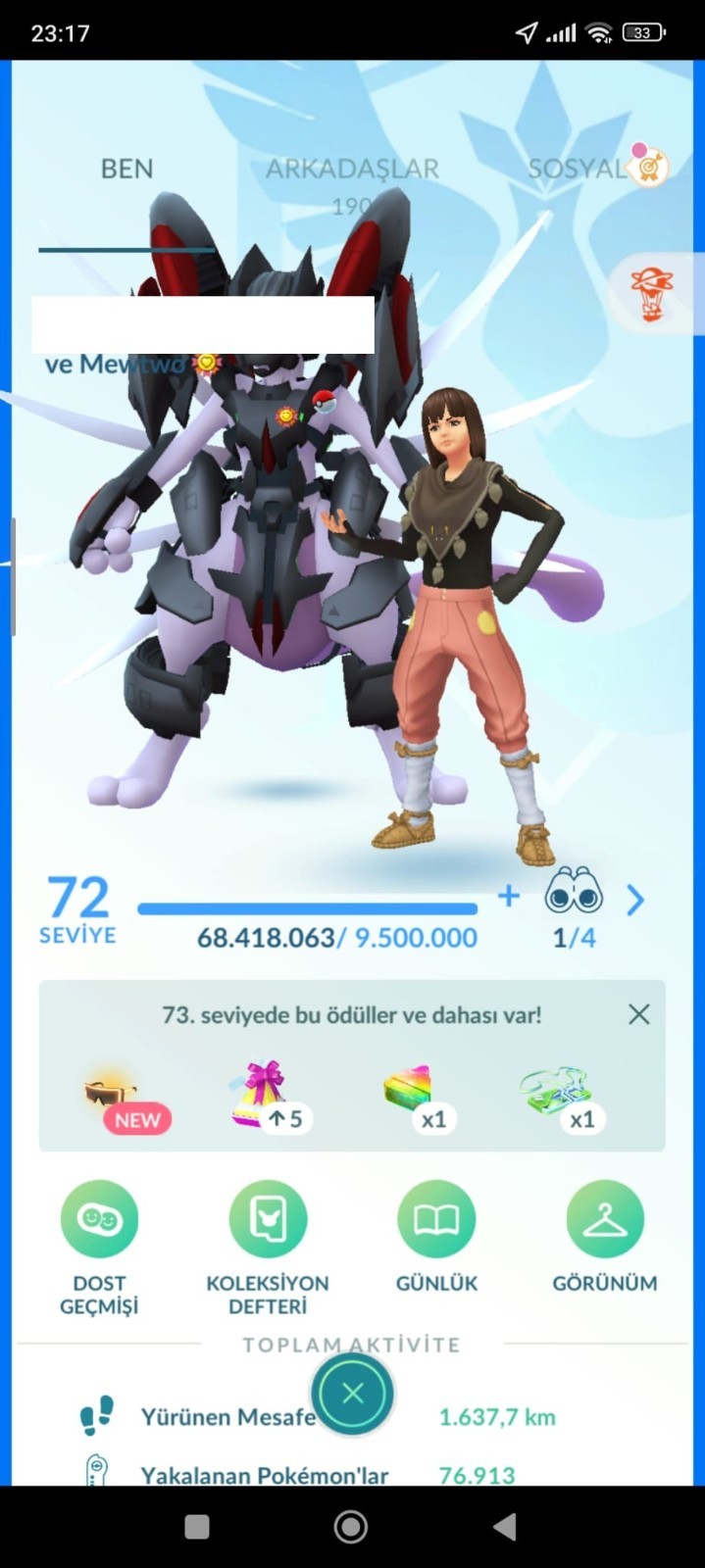 Pokémon Go level 72 lvl – 2016