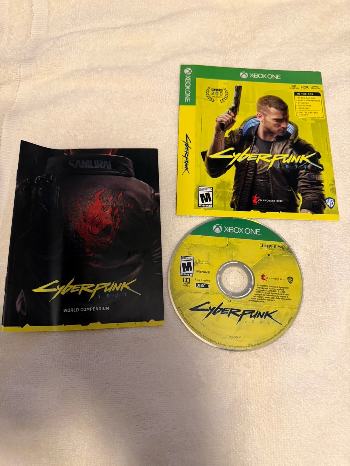CD Projekt RED Cyberpunk 2077 Xbox One World Compendium Bonus Content Rated M