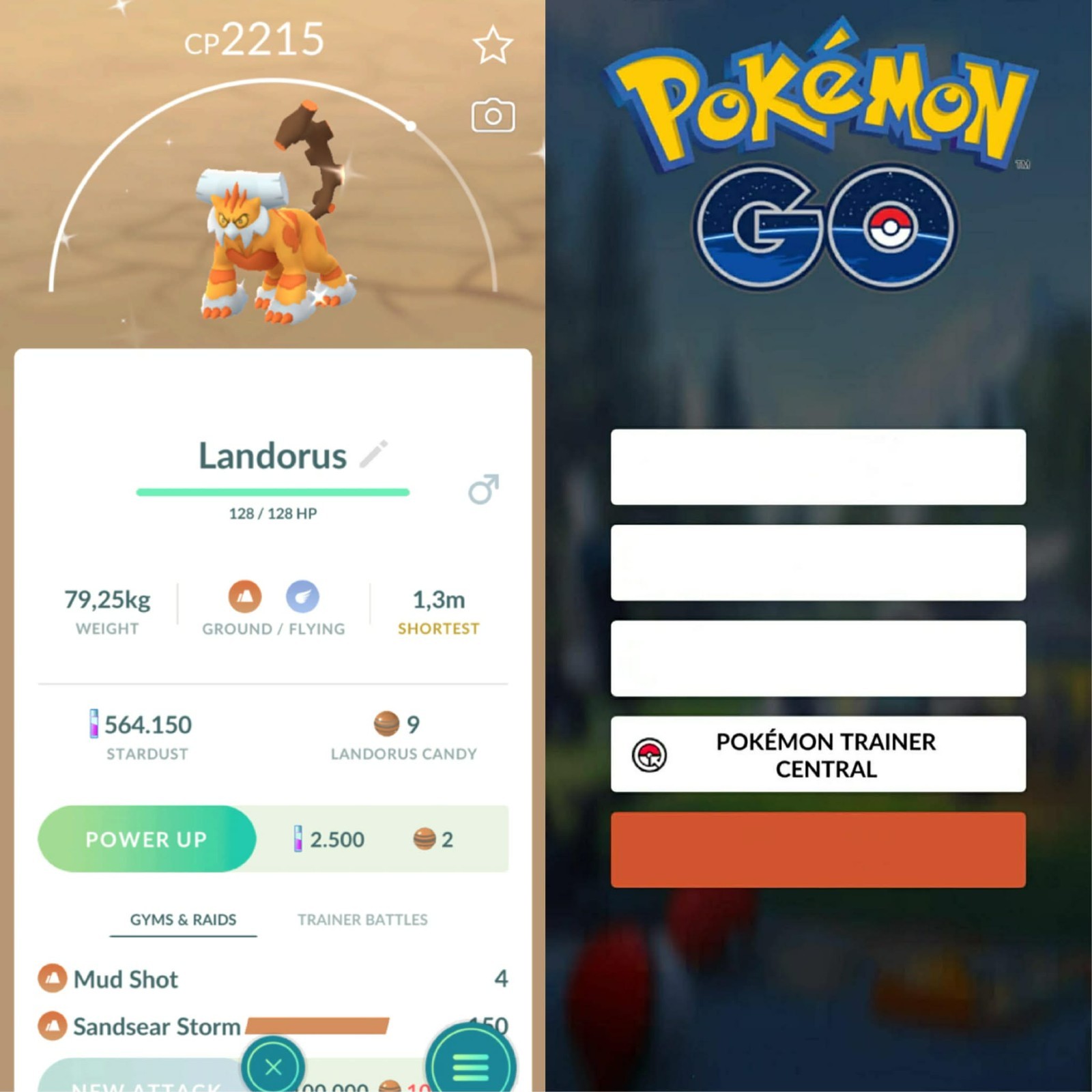 Pokémon Go | Shiny Landorus ✨ Mini PTC 80k Stardusts