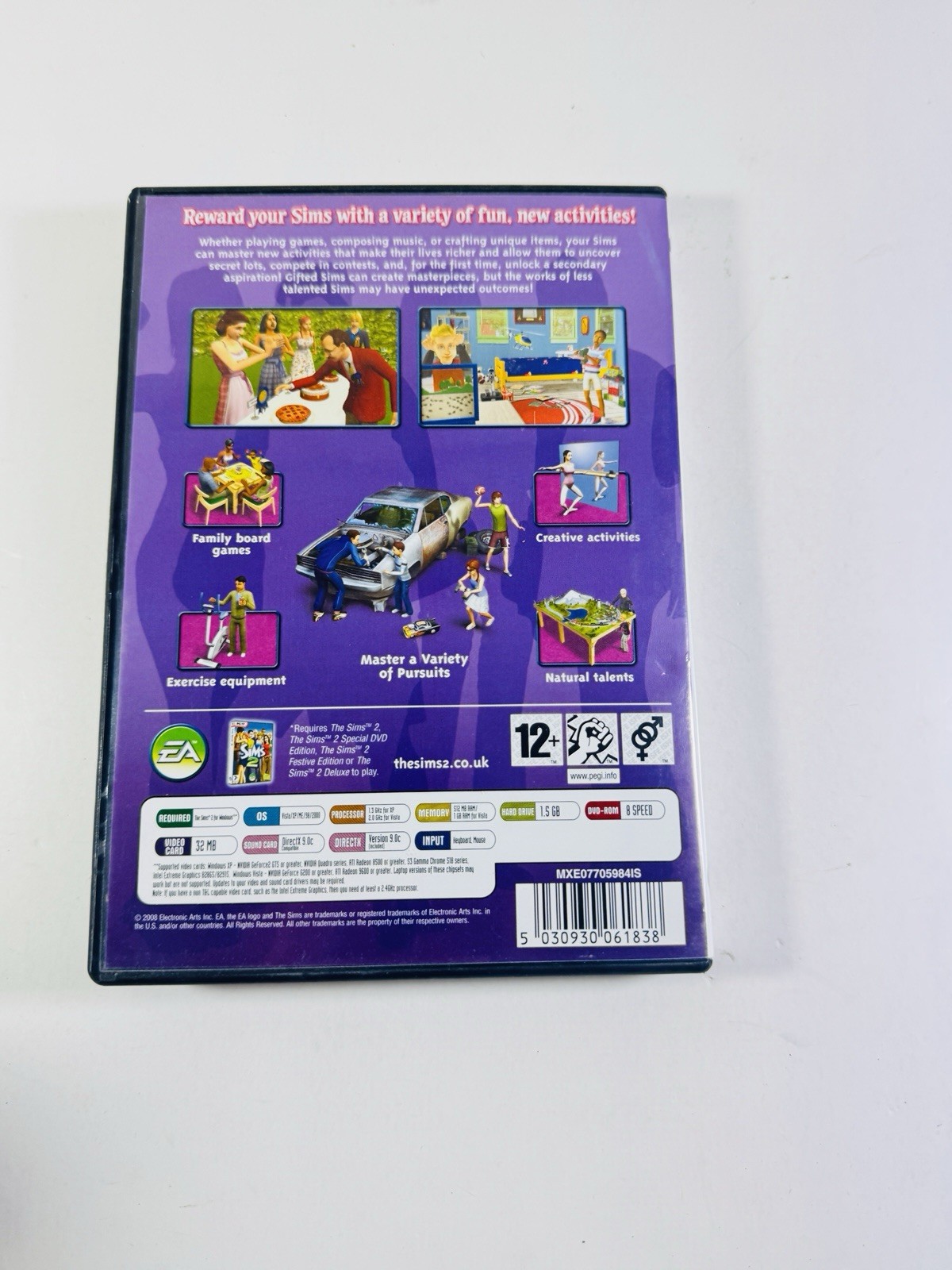 The Sims 2 FreeTime Expansion Pack PC CD-ROM Software EA Games UK ML445
