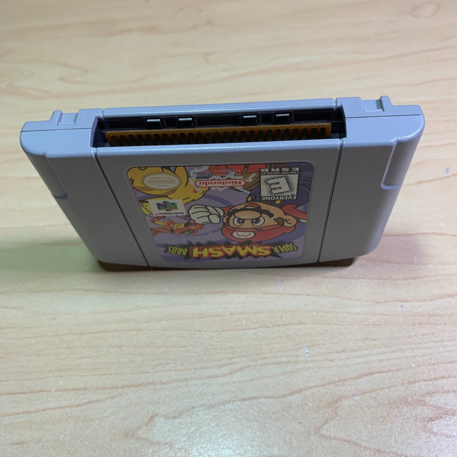 Super Smash Bros Nintendo 64 N64 Authentic 1st Print Cleaned Tested Classic Game