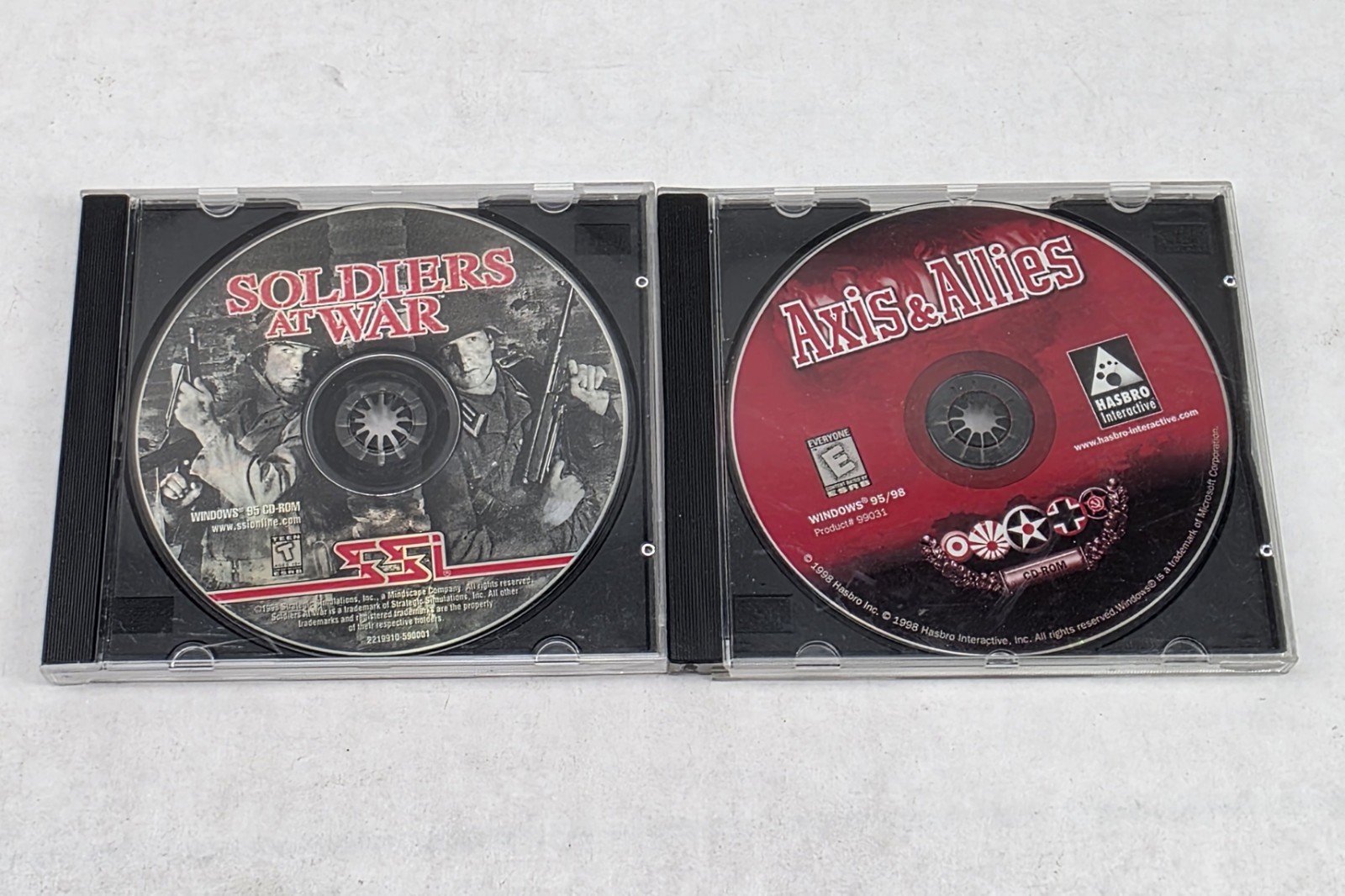 Lot of 9 Vintage 90’s Military War Strategy Software PC Games CD-Rom