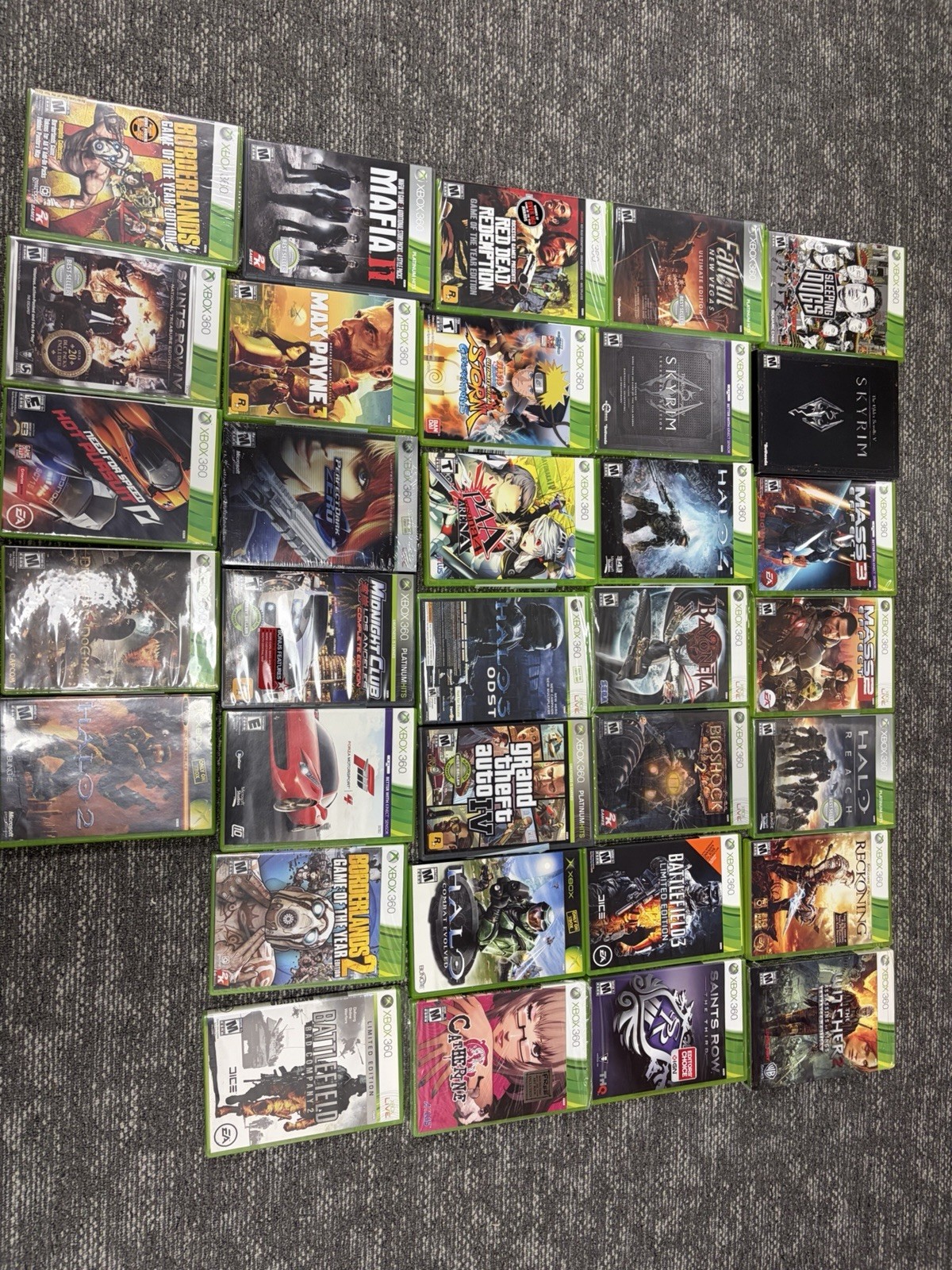 xbox 360 games bundle lot free shipping (33 Games)
