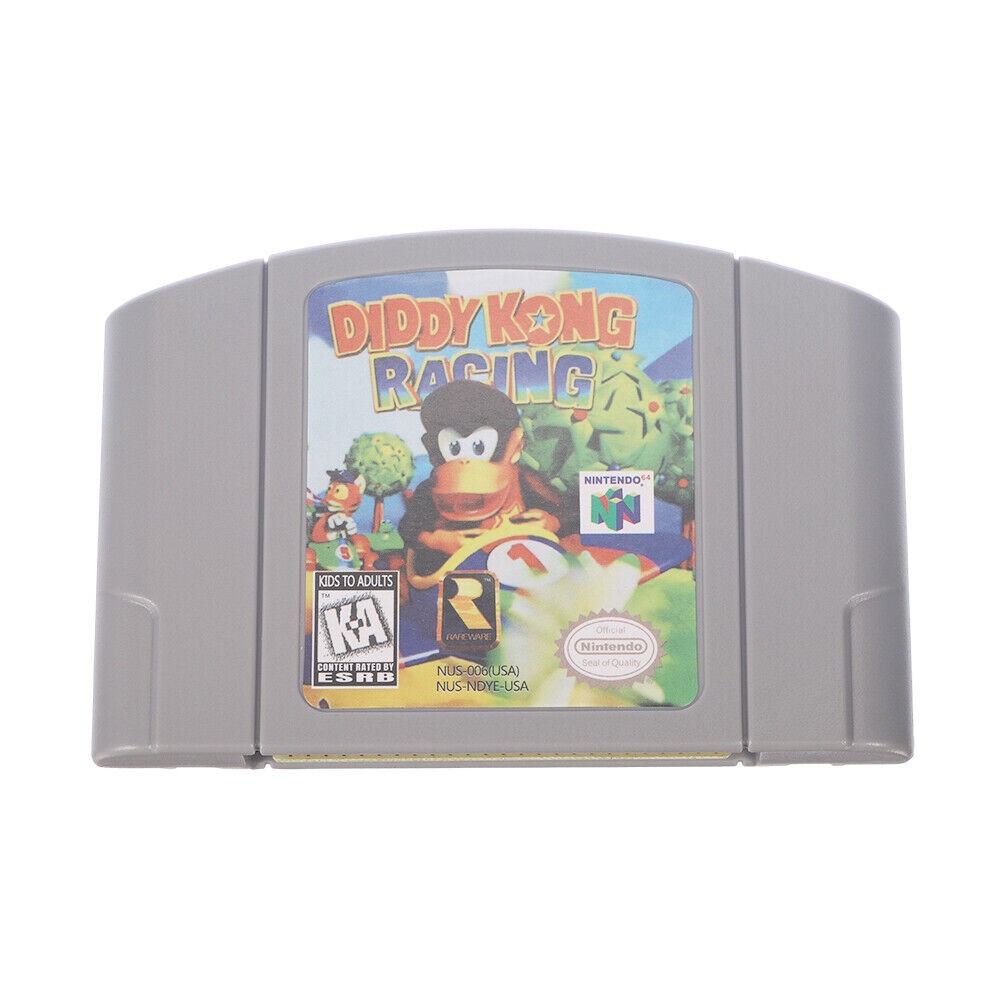 Diddy Kong Racing Video Game Cartridge Console Card For Nintendo N64 Game