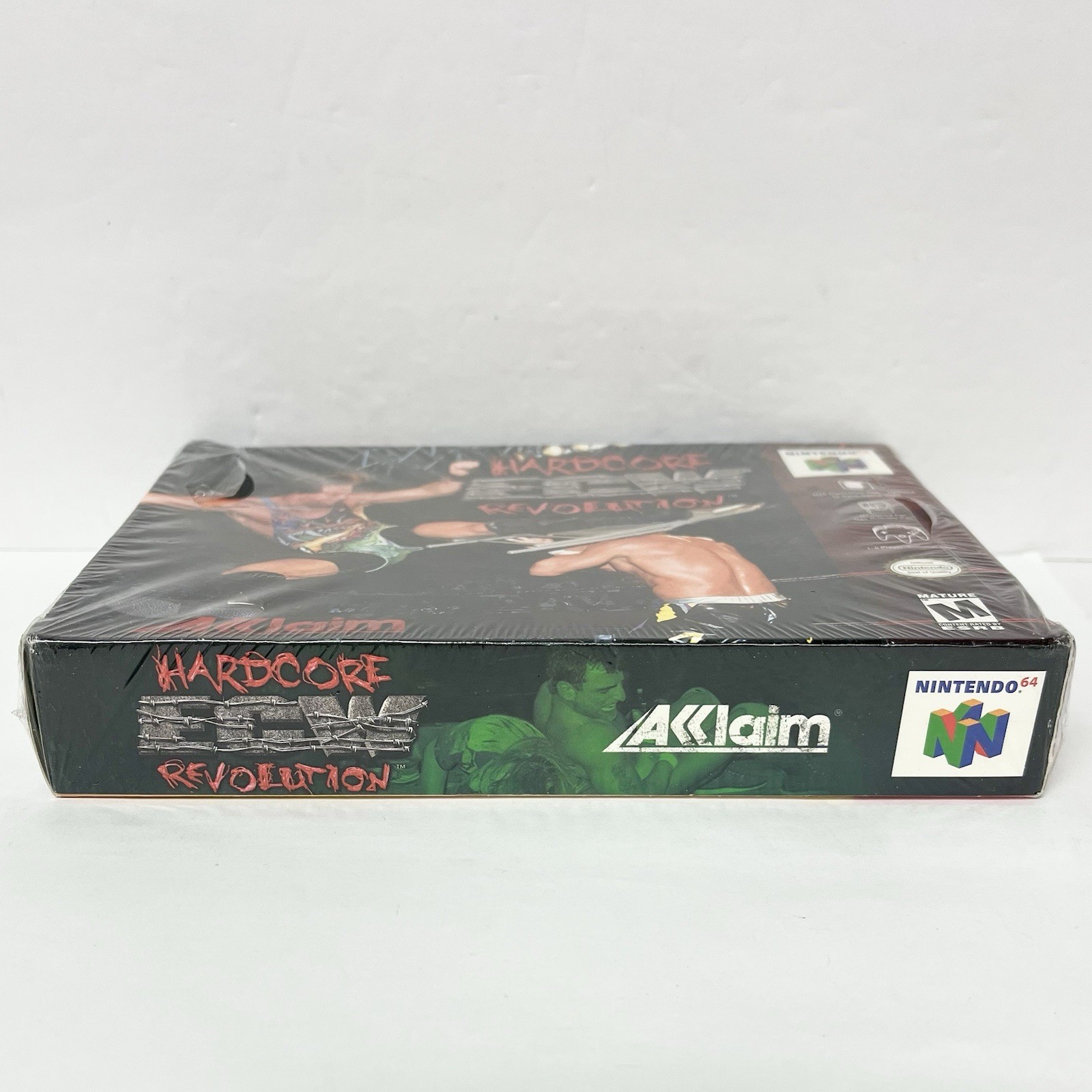 N64 Nintendo 64 ECW HARDCORE REVOLUTION New Factory Sealed Game Wrestling WWF