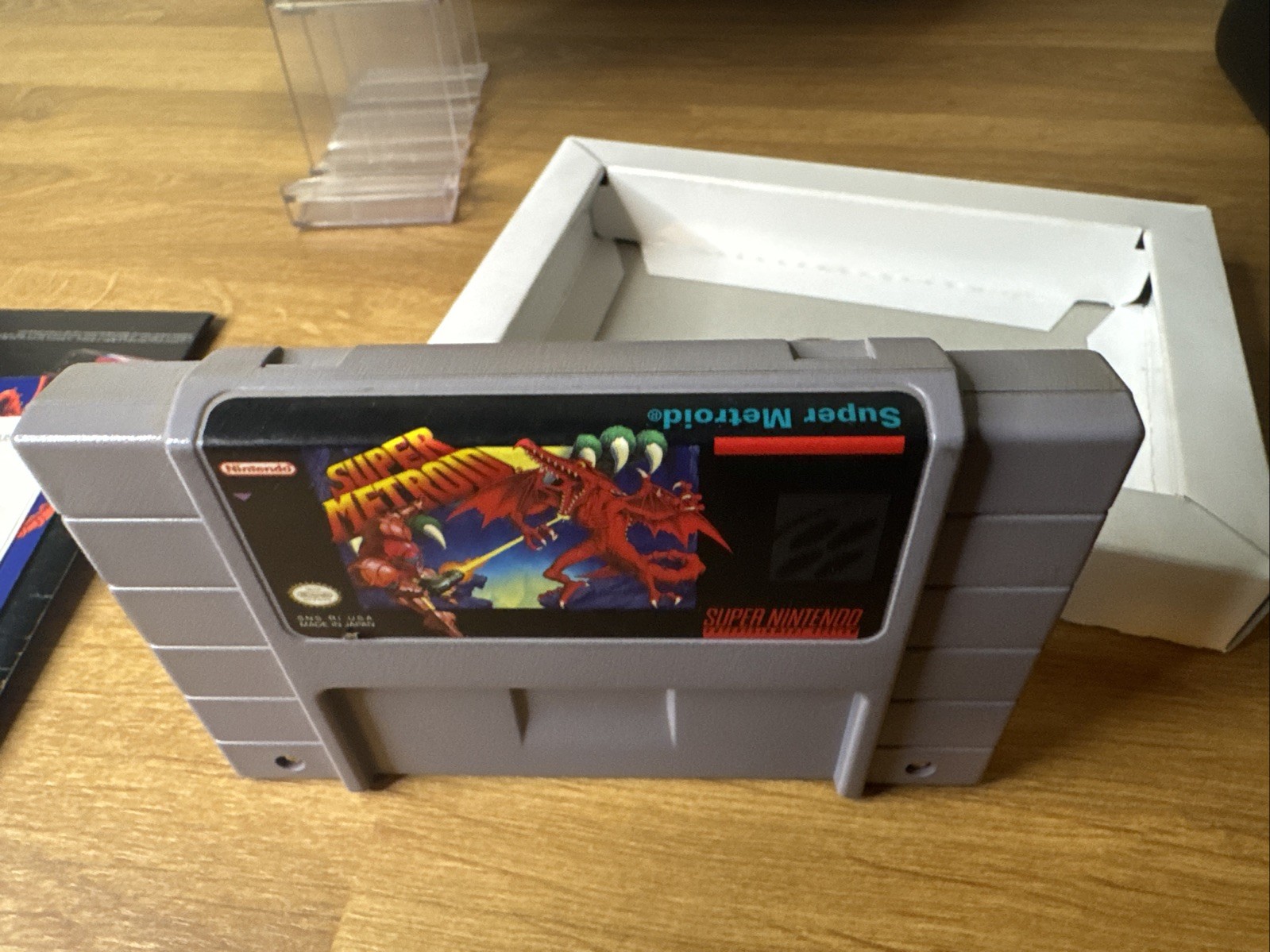 Super Metroid Super Nintendo SNES Complete In Box CIB w/ Manual, Box, Cart