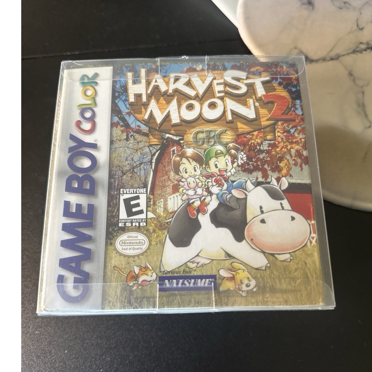 Natsume Harvest Moon GBC 2 Game Boy Color Role Playing E Manual Box 2000