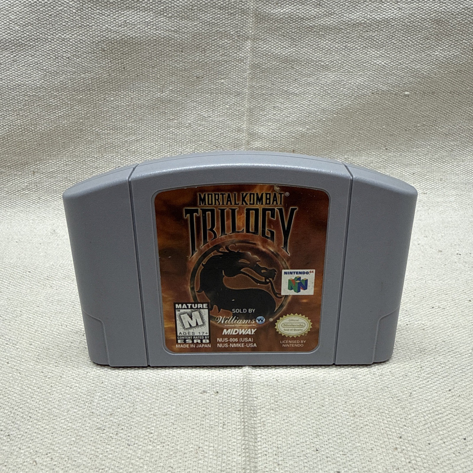 Mortal Kombat Trilogy (Nintendo 64 N64, 1996)