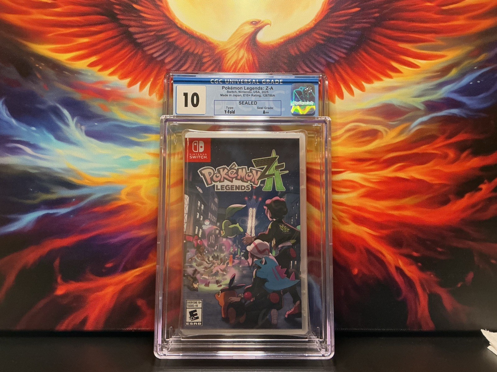 Pokemon Legends: Z-A Nintendo Switch 2025 Graded CGC 10 A++ Not WATA VGA 🐦‍🔥