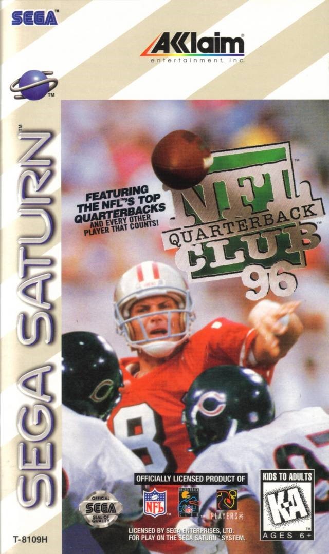 NFL Quarterback Club ’96 (Saturn, 1996) Game Disk Only