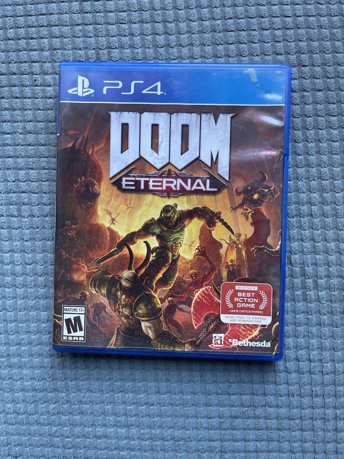 DOOM Eternal PS4 Bethesda Shooter M Mature Manual Included Doom Series