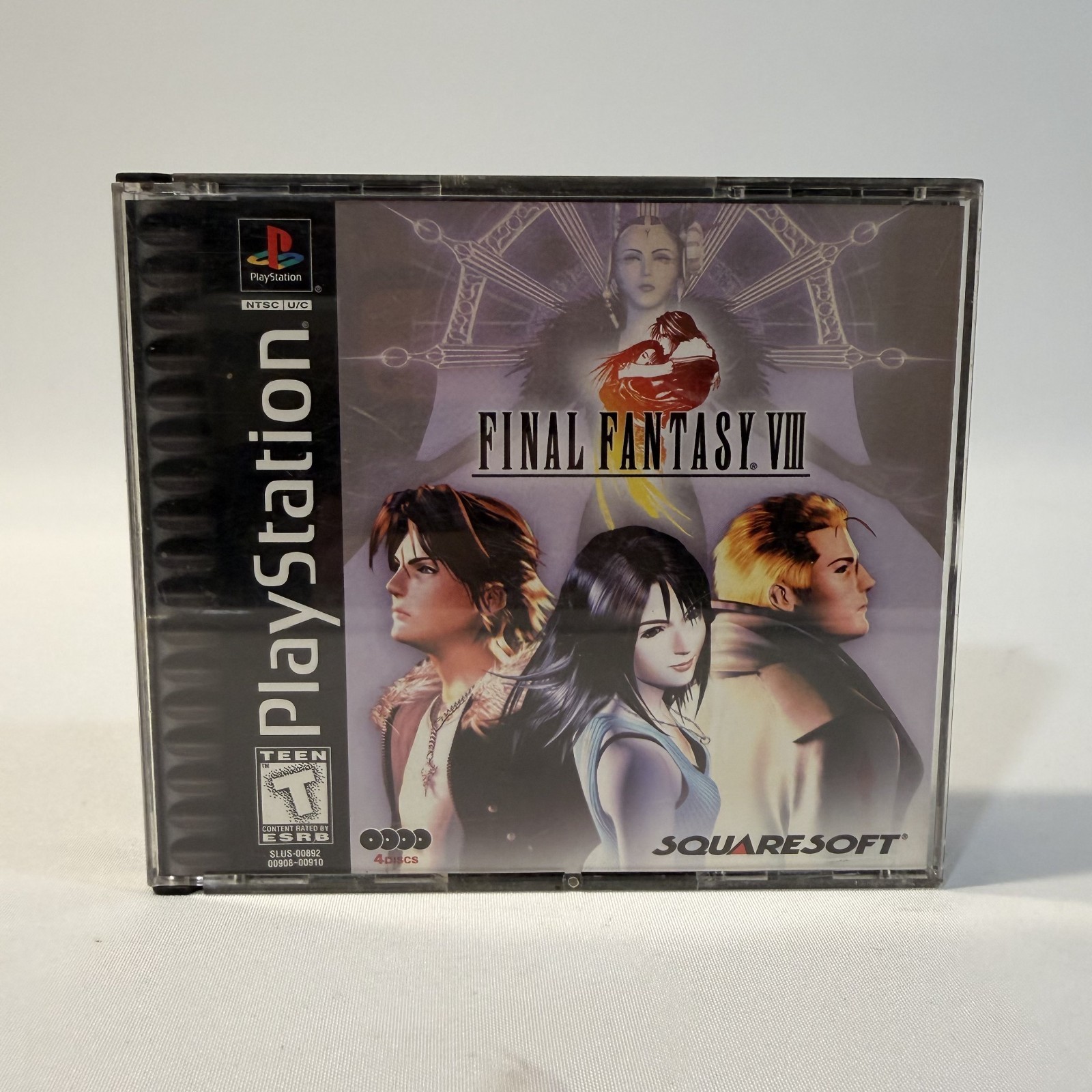 Final Fantasy VIII Sony PlayStation PS1 RPG Role Playing Game 4 Disc Set