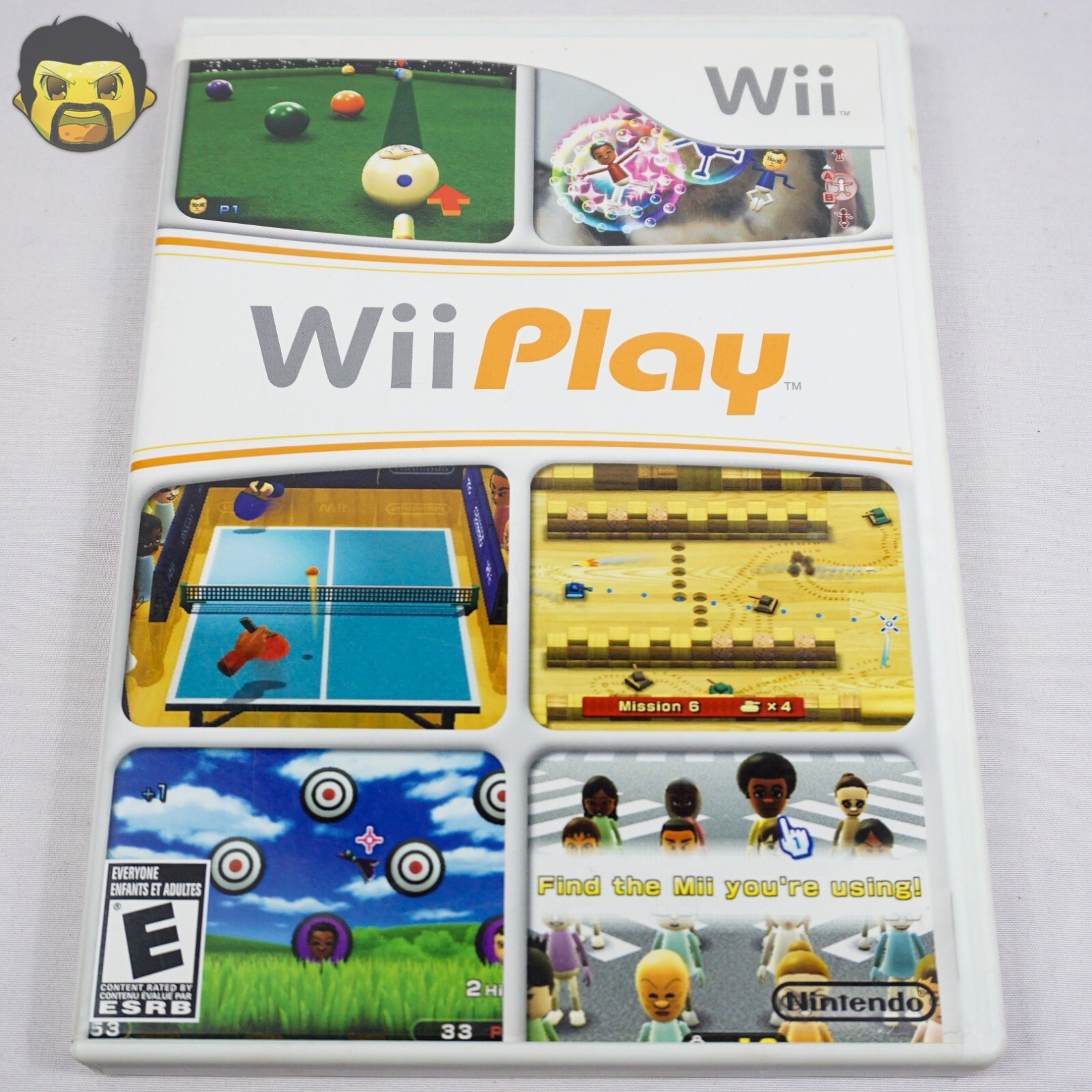 Wii Play Game 2007 Complete CIB Nintendo Wii Complete with Reg Card & Manual P