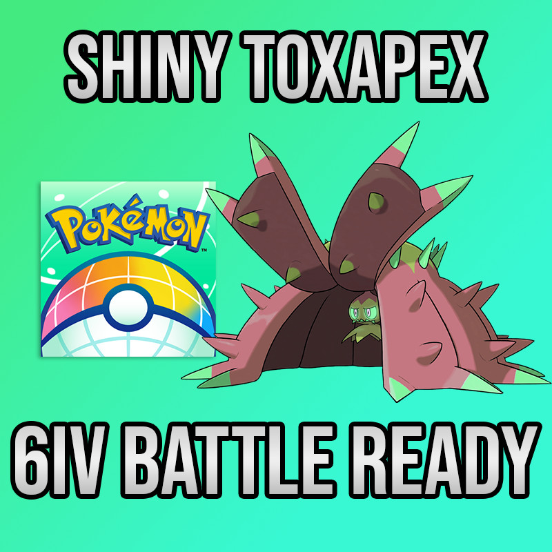 ✨6IV SHINY Toxapex + EVS🚀 POKEMON HOME✨Champions✨Online delivery⚡
