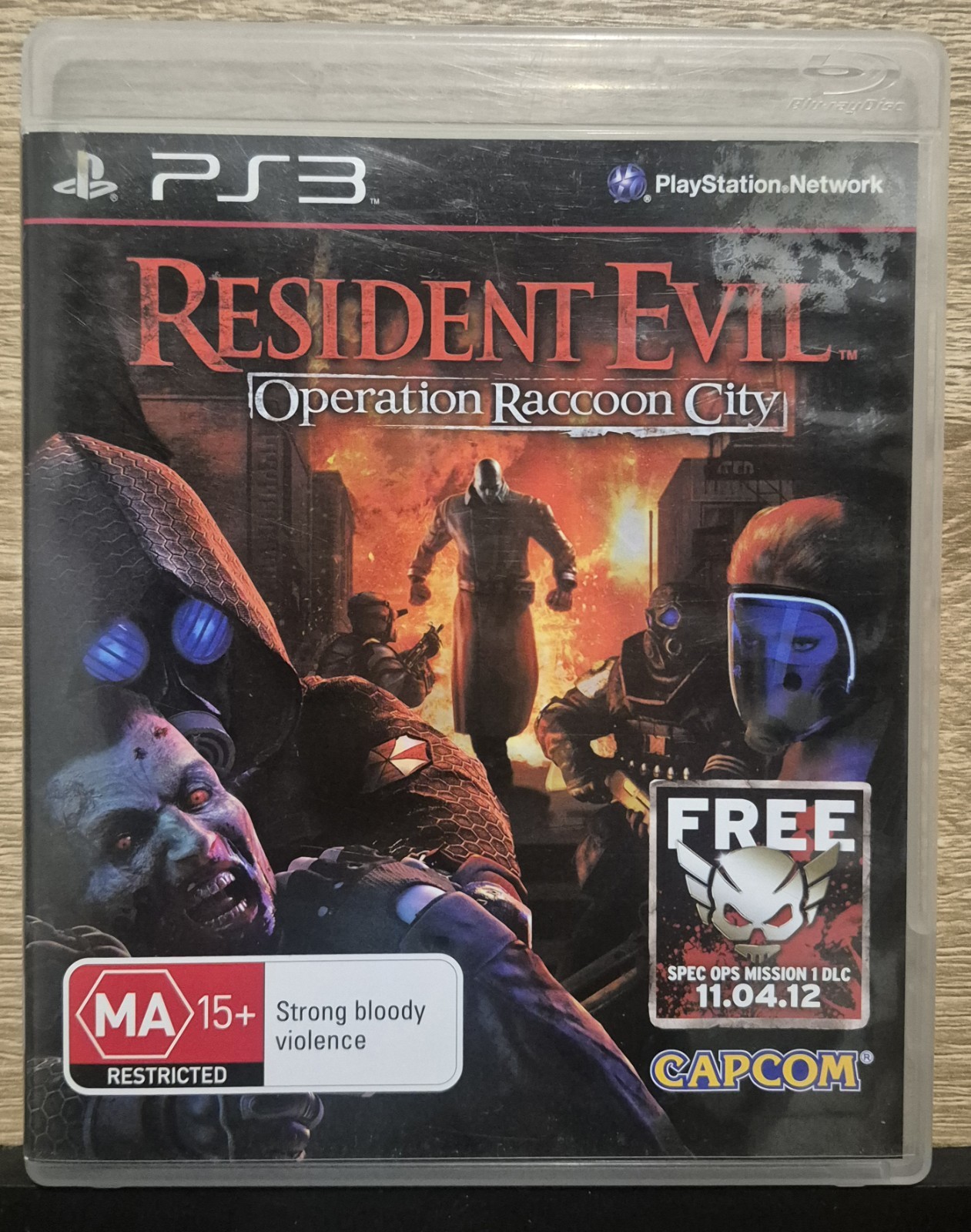 Resident Evil: Operation Raccoon City (PlayStation 3 PS3, 2012) PAL W/ Manual