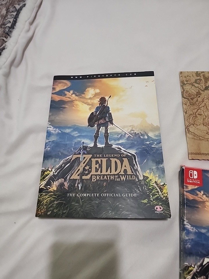The Legend of Zelda Breath of the Wild Nintendo Switch Explorer’s Guide Book