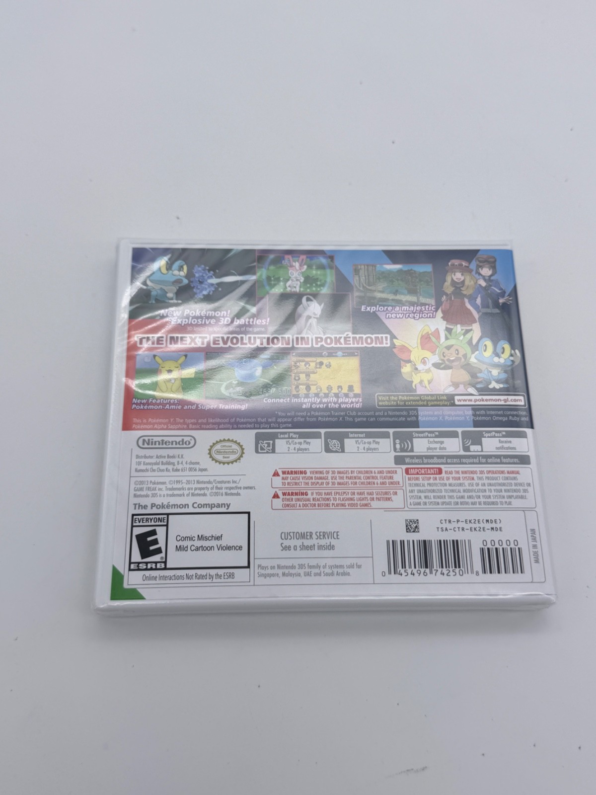 Pokemon Y (Nintendo 3DS, 2013) USA Version BRAND NEW FACTORY SEALED