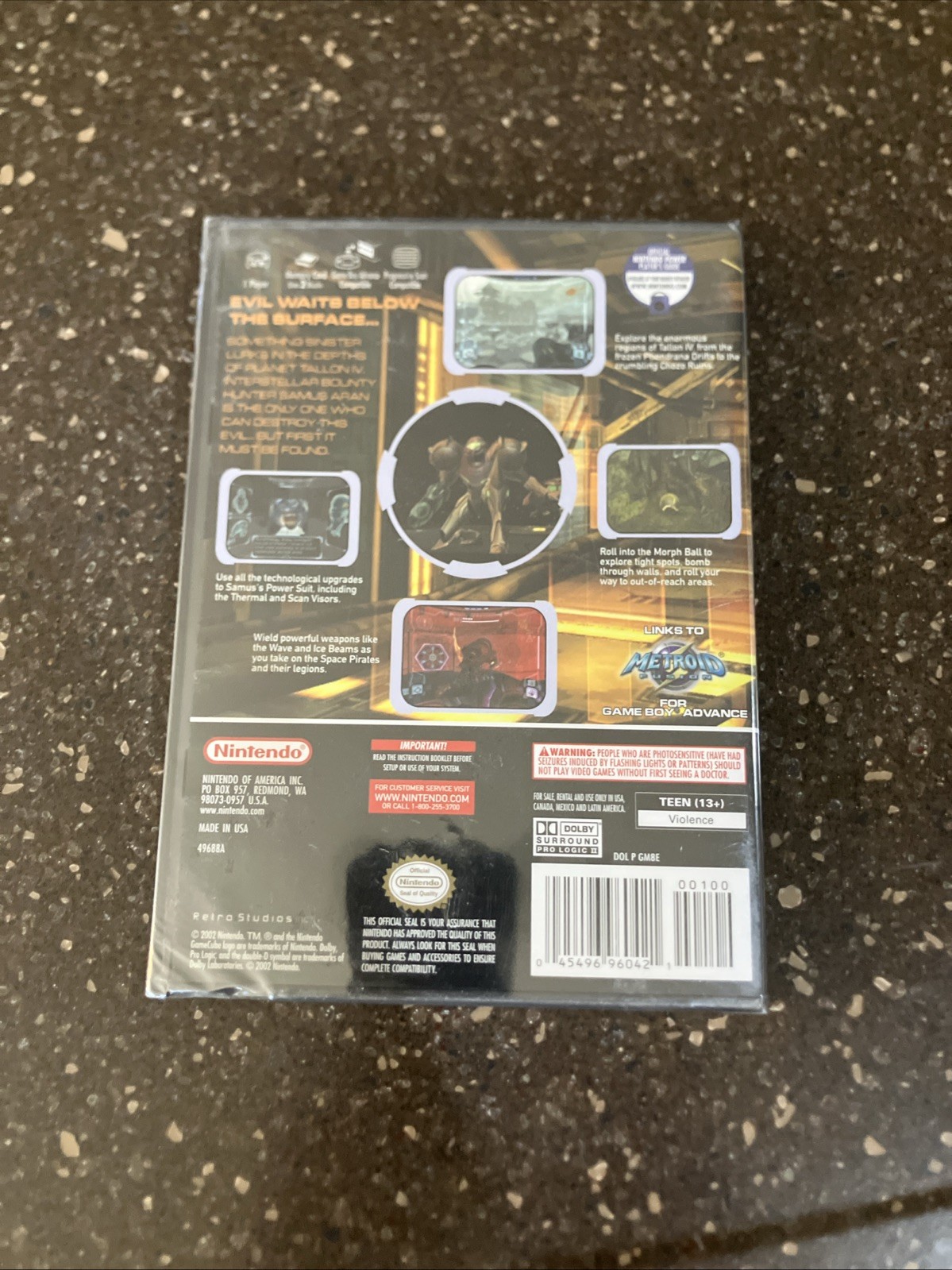 Metroid Prime Echoes Nintendo GameCube GC 2002 Black Label New Sealed