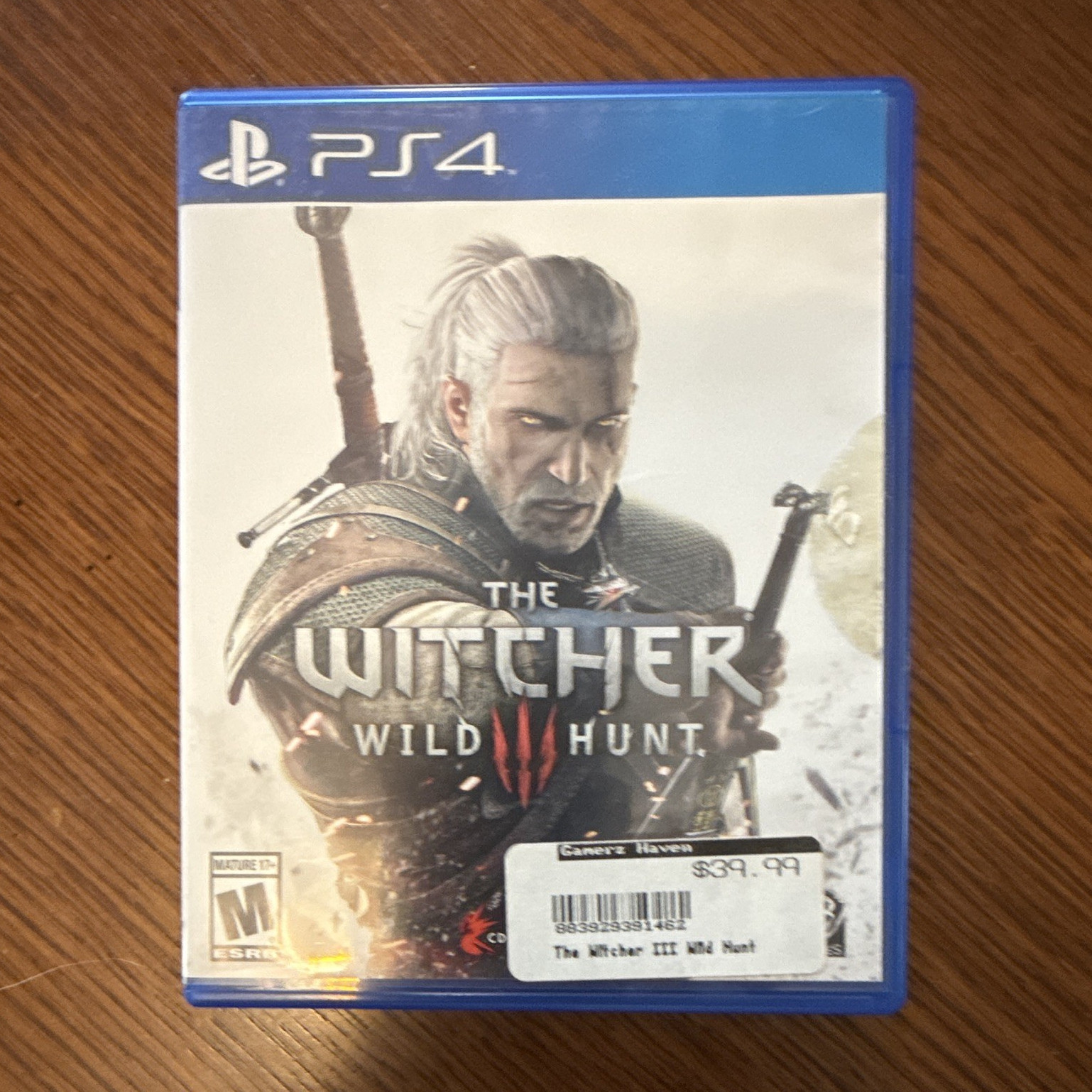 CD Projekt Red The Witcher 3: Wild Hunt (PS4) M Action RPG w/ Manual