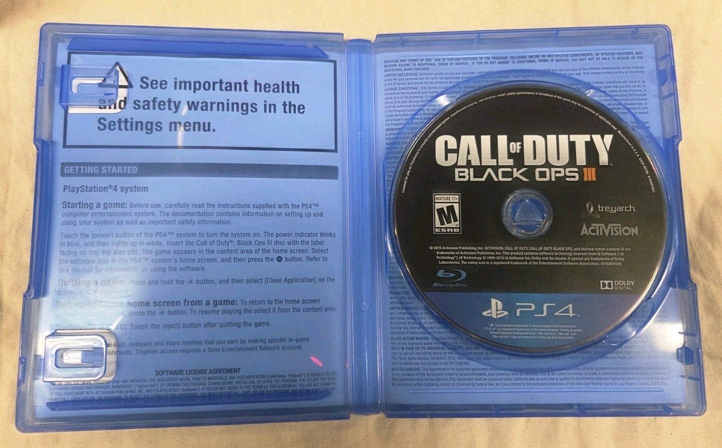 Call Of Duty: Black Ops III (3) Complete & Tested CIB (PlayStation 4 PS4 2016)