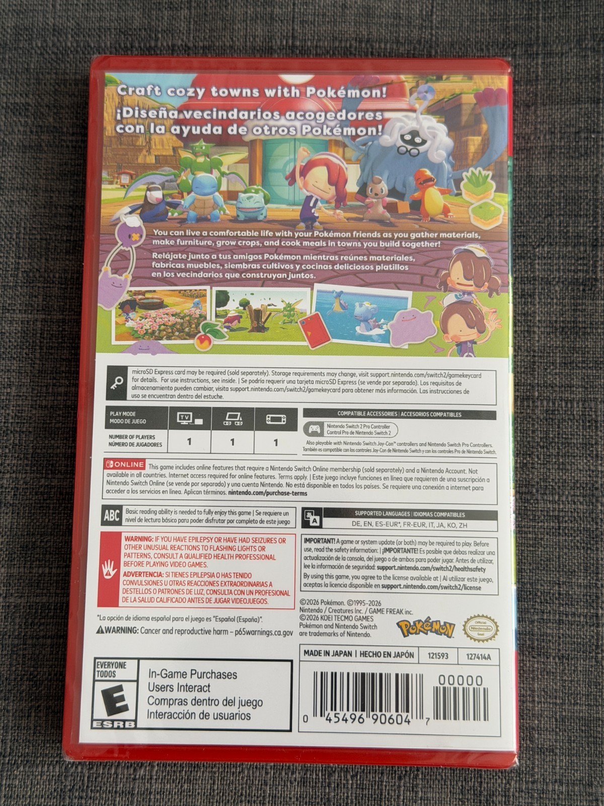 Pokemon Pokopia (Game-Key Card) – Nintendo Switch 2