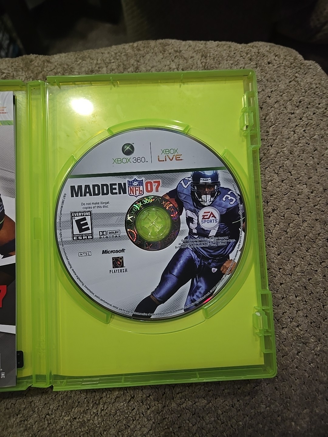 Madden NFL 07 (Microsoft Xbox 360, 2006)