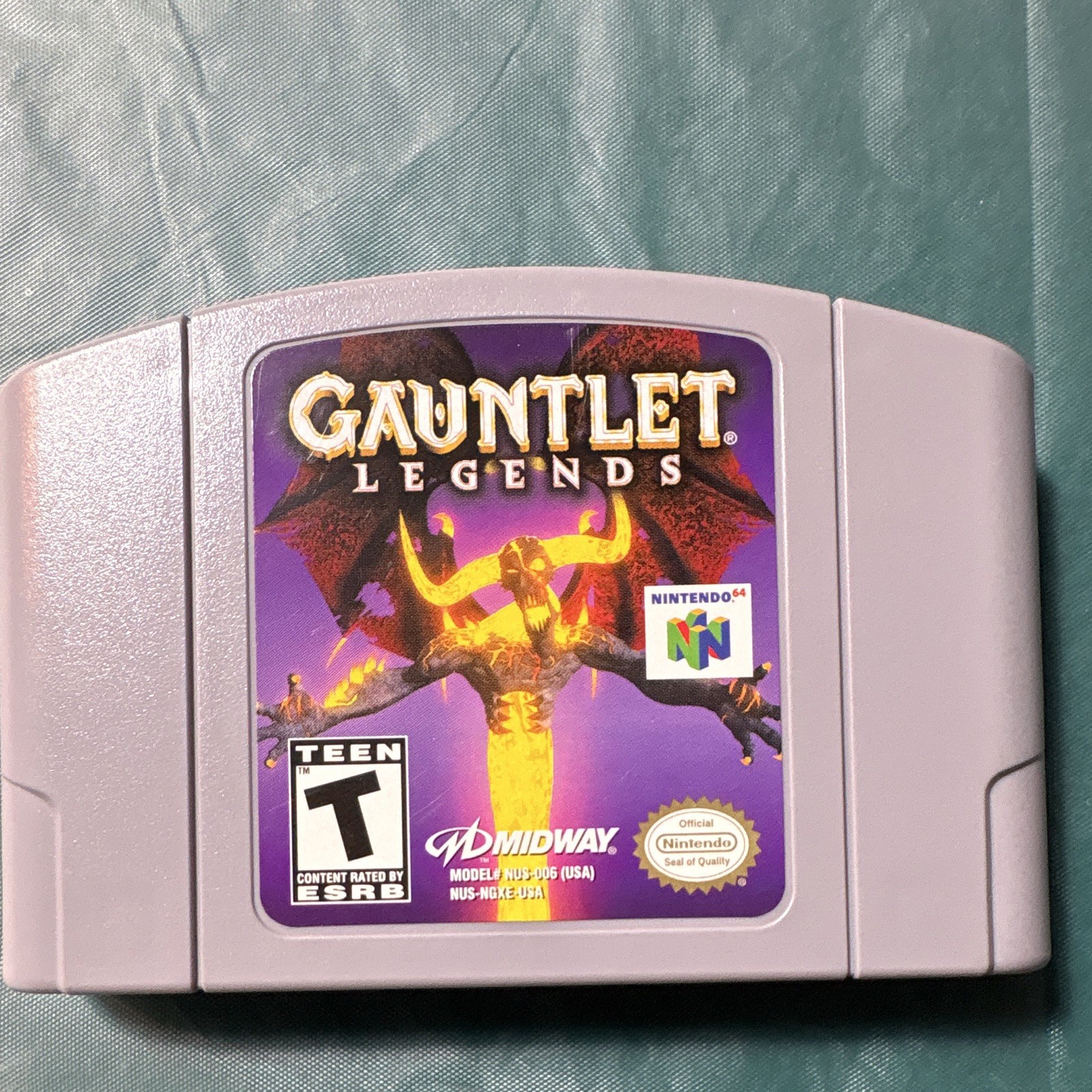 Authentic – Gauntlet Legends CIB w/ Both Manuals Box Reg Card – Tested & Working
