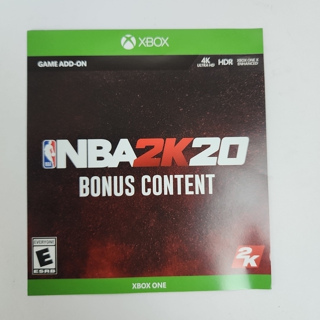 NBA 2K20 Xbox One Microsoft Video Game By Take 2 Interactive Pre Owned Used
