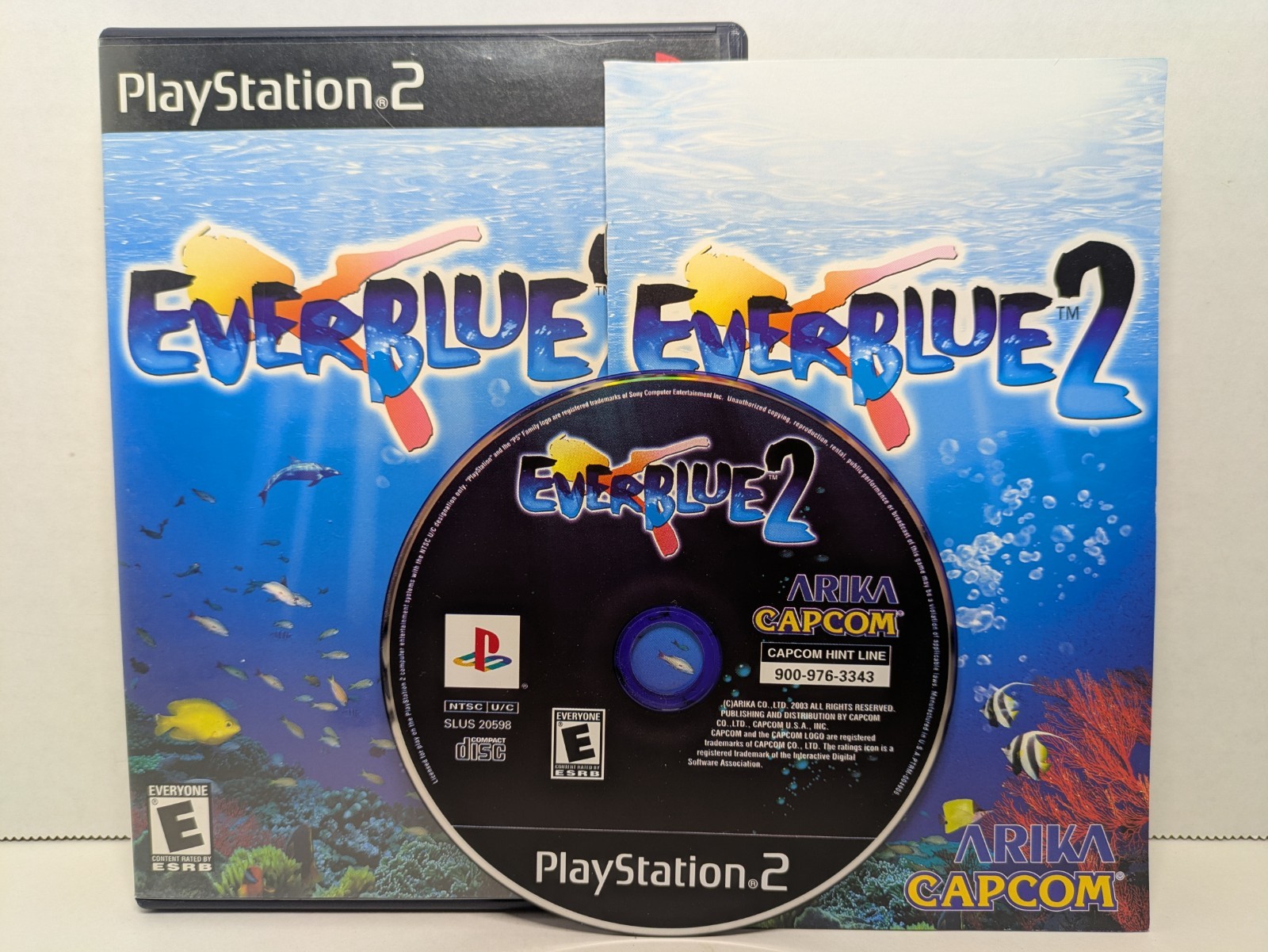 EverBlue 2 (Sony PlayStation 2, PS2, 2003) Clean Complete CIB Tested Working