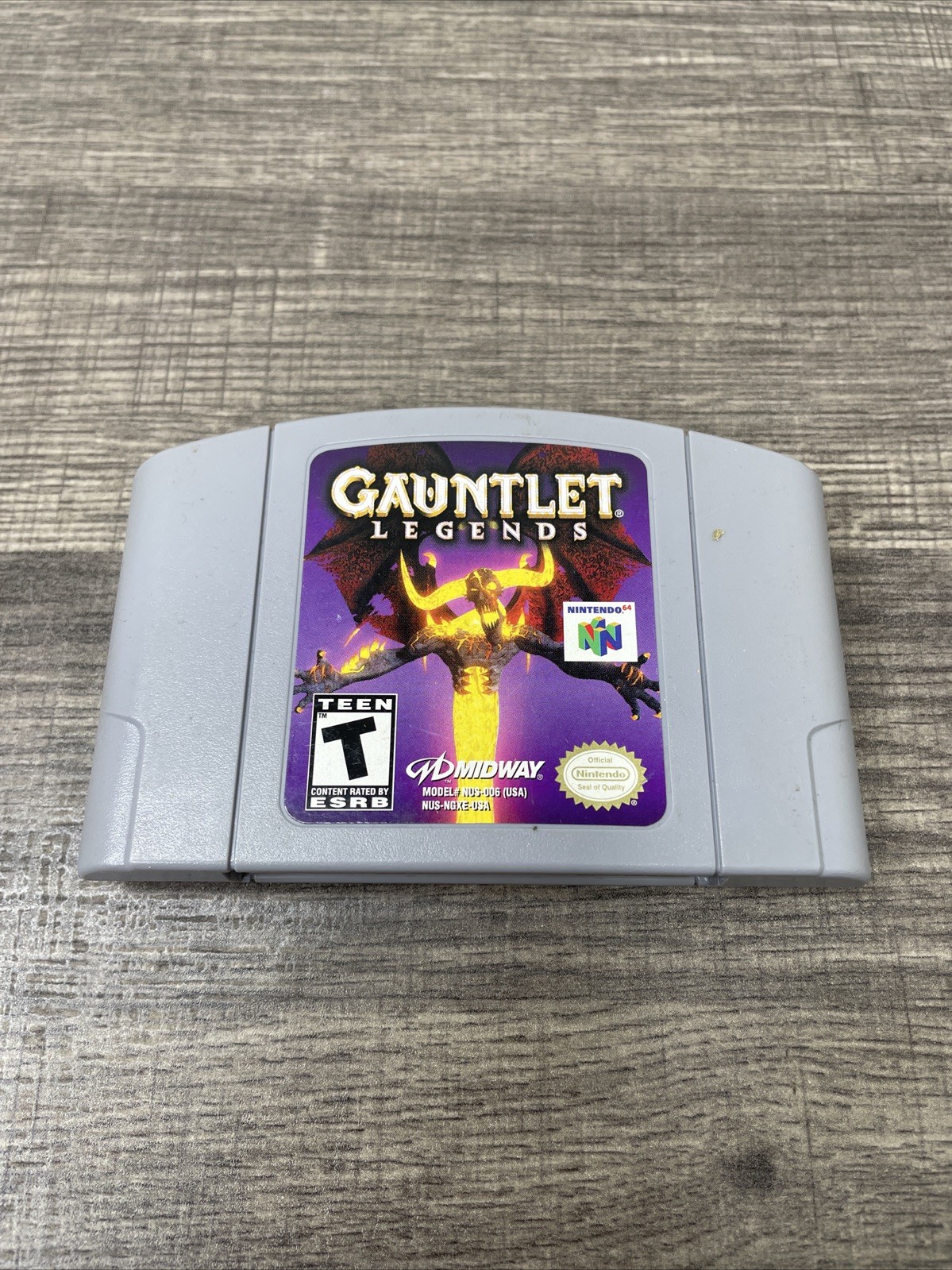Gauntlet Legends N64 Nintendo 64 Authentic! Tested! Rare!