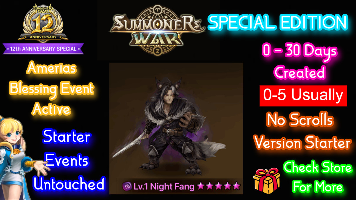 🎁Summoners war TOP TIER Monsters Complete List global europe