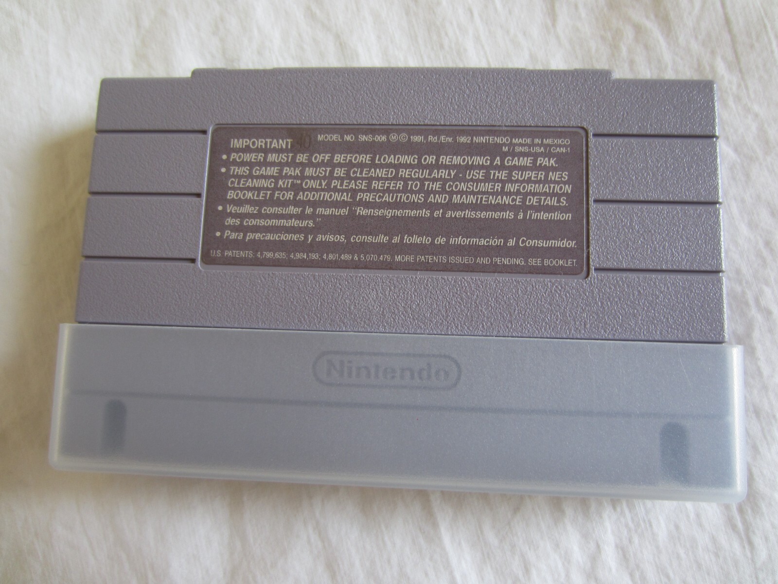 Mohawk and Headphone Jack SNES Super Nintendo CIB 100% Complete Phone Card RARE