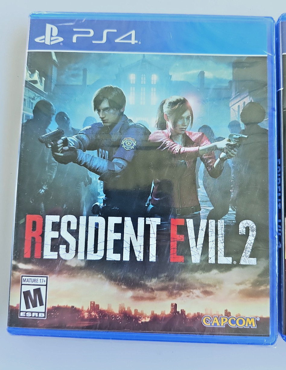 Resident Evil 2, 3, 7 Remake Bundle (PS4) SEALED Ships Fast