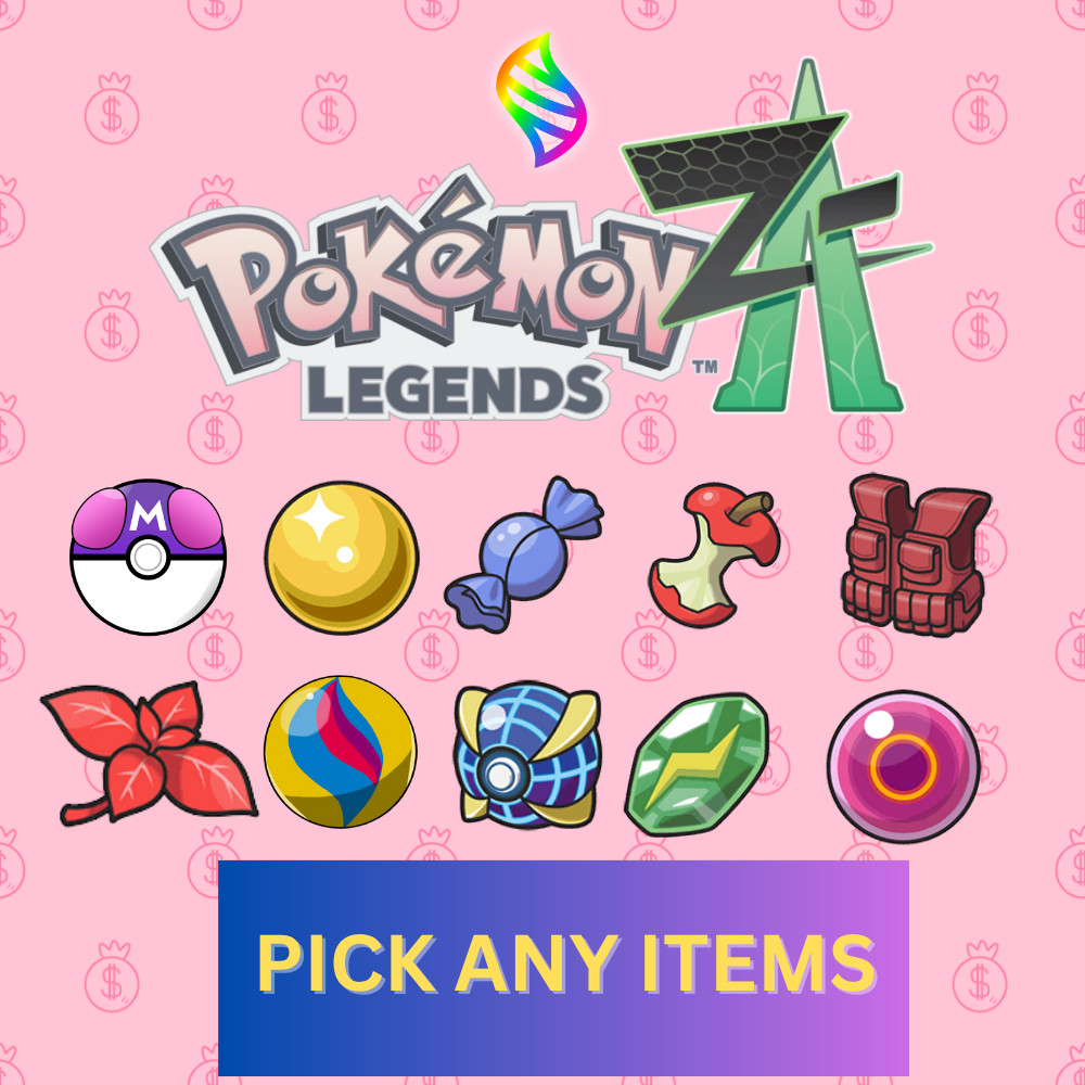 ✨ All Held Battle Item✨ Pokemon Legends ZA Z-A – Master Ball, Big Nugget, Mints