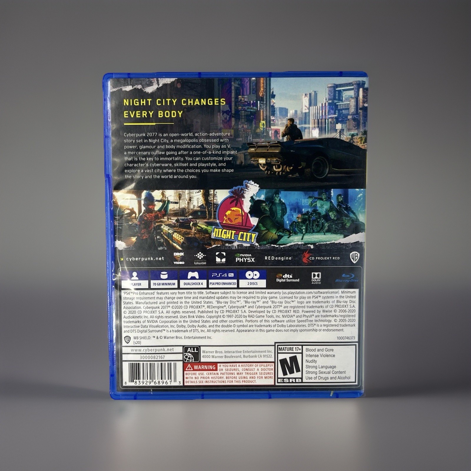 Cyberpunk 2077 CD Projekt RED PS4 game
