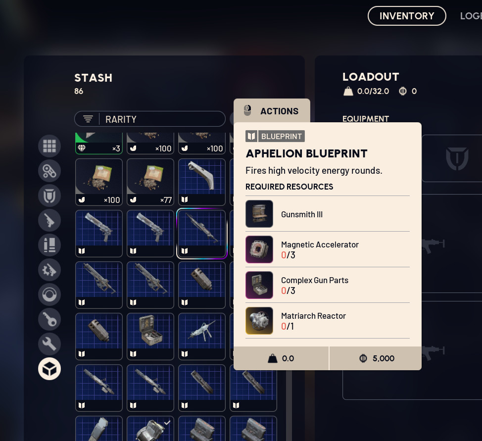 Aphelion Blueprint – ARC Raiders | PS5 / Xbox / PC