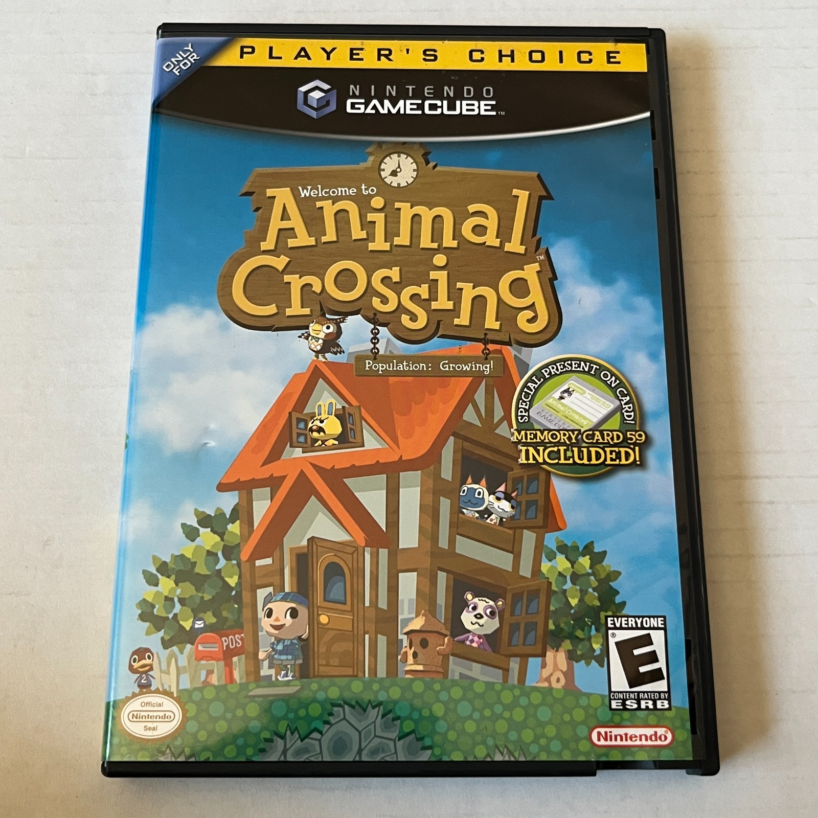 Animal Crossing for Nintendo GameCube (Used) w/ Case, Manual, Inserts