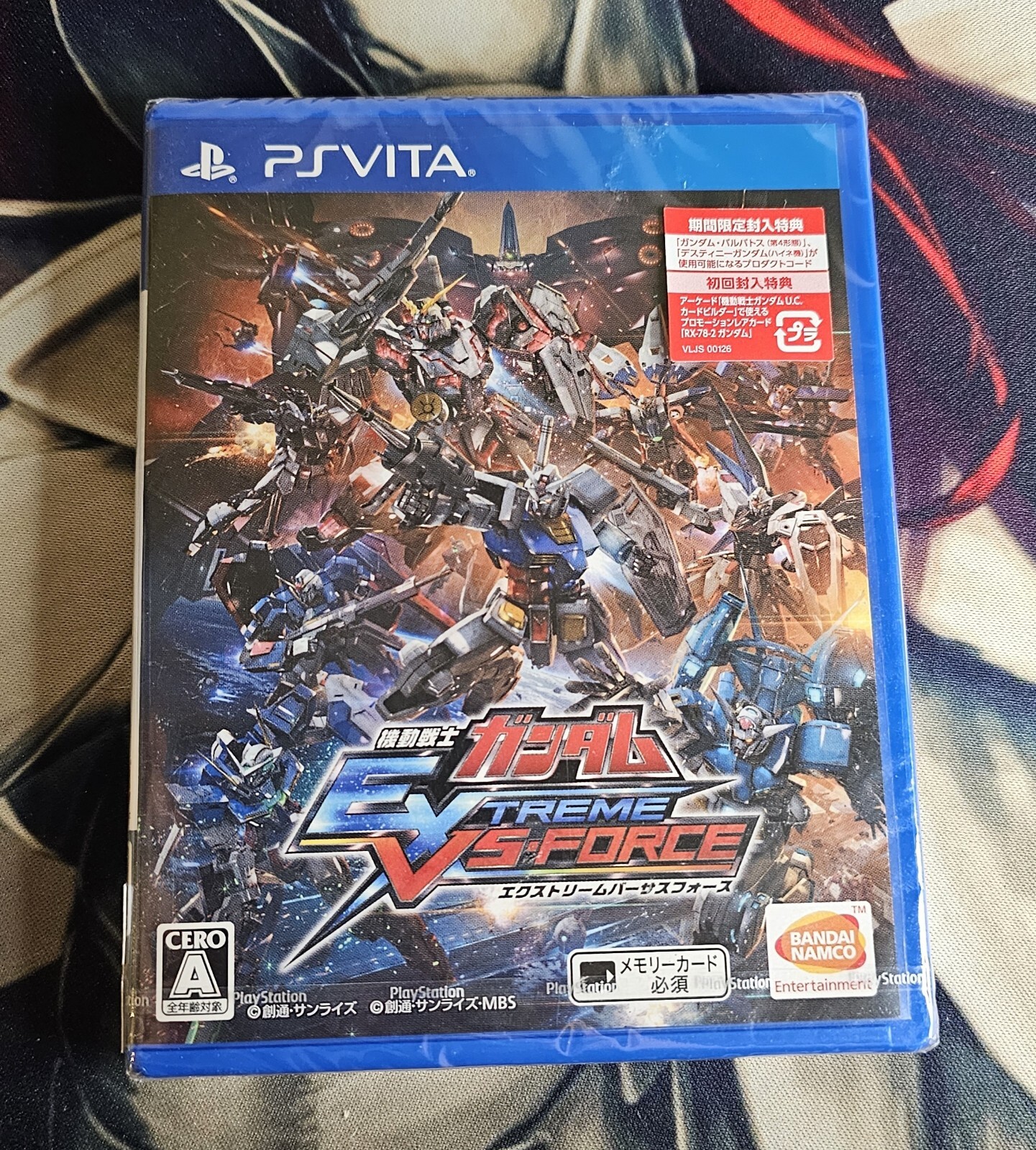 NEW Mobile Suit Gundam EXTREME VS-FORCE PS VITA Japanese Import, Region Free