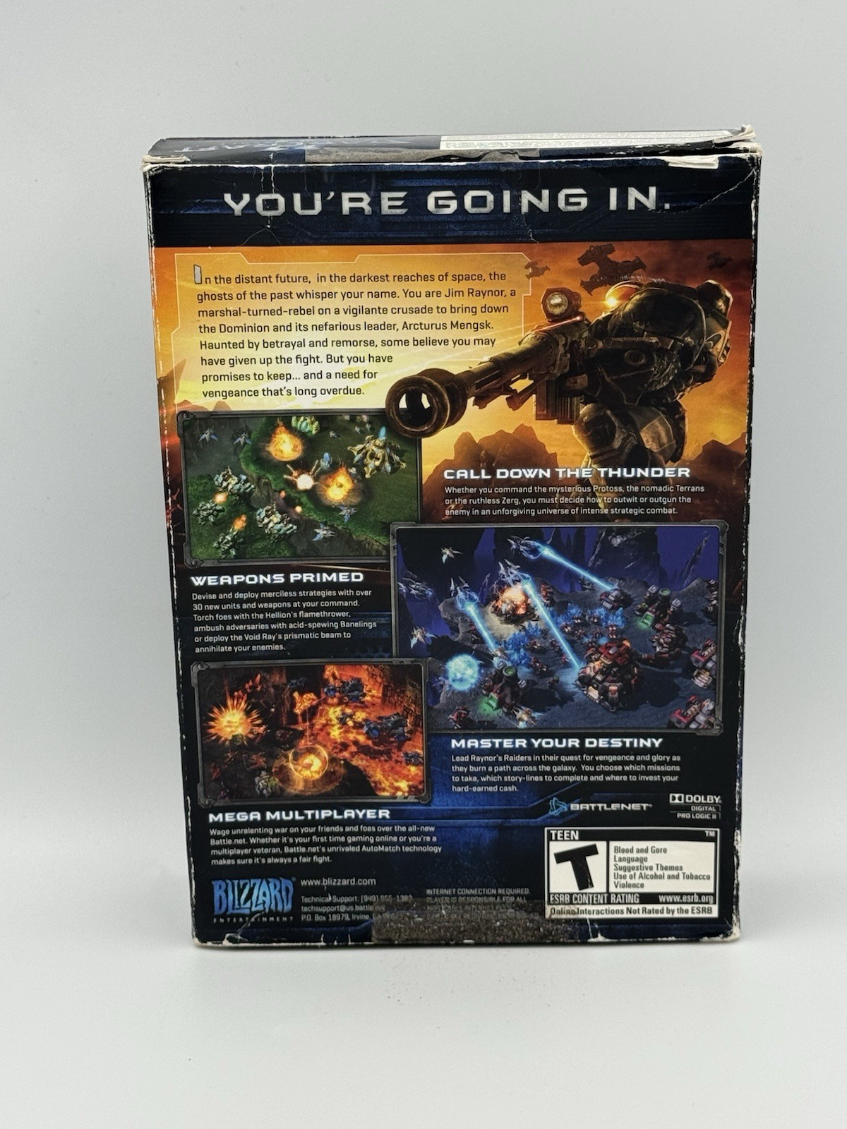 StarCraft II Wings of Liberty Big Box PC Complete w Inserts