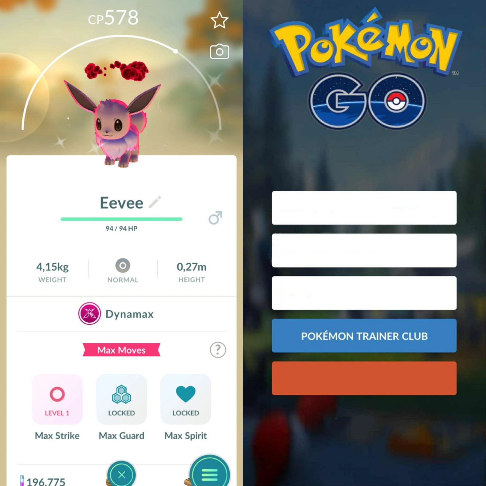 Pokémon Go | Shiny Dynamax Eevee ✨ Mini PTC 80k Stardusts