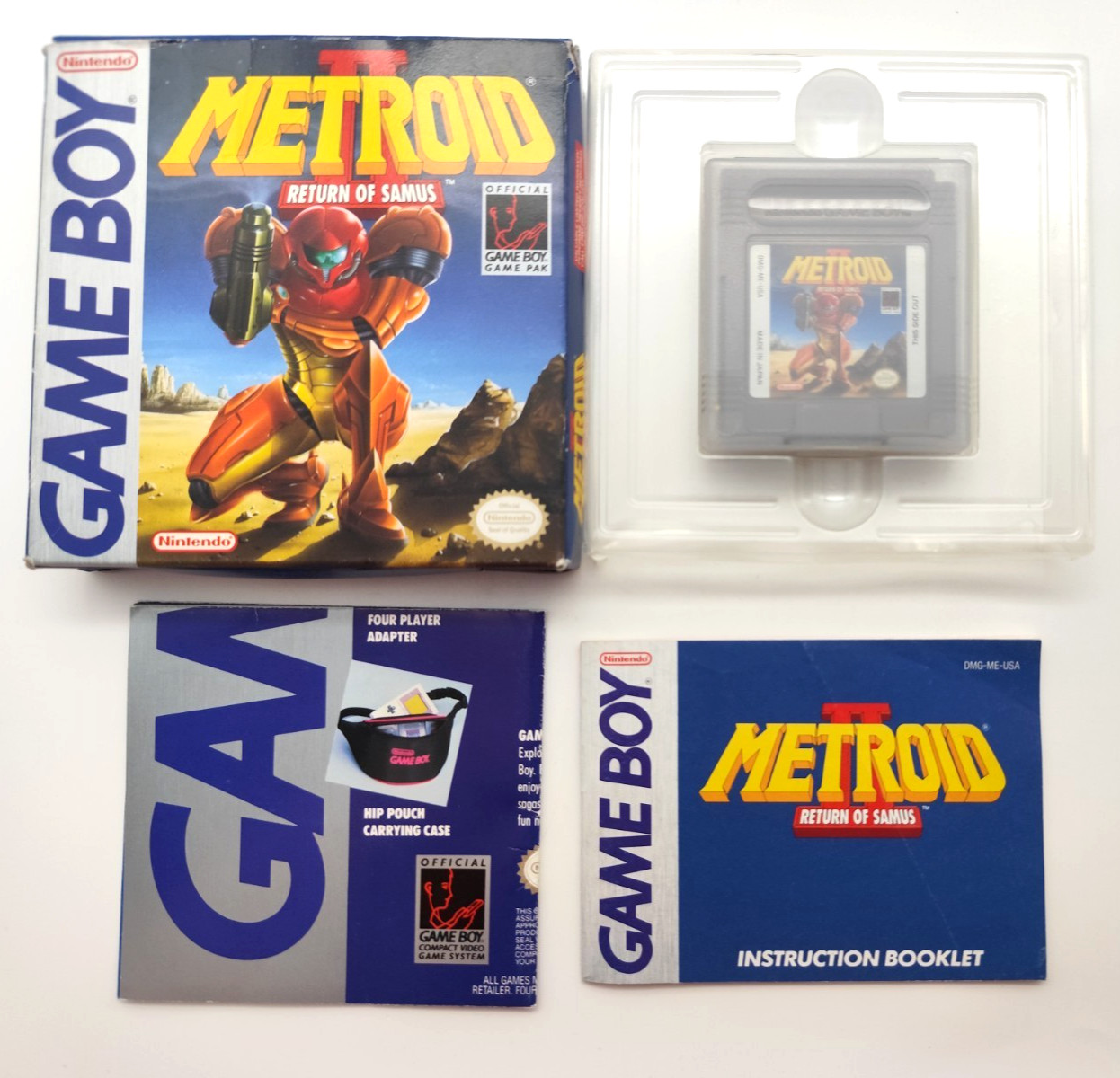 Metroid II: Return of Samus (Nintendo Game Boy NGB, 1991) COMPLETE CIB Authentic