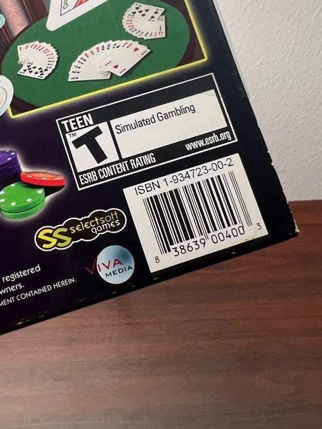 CARD & CASINO Games Platinum PC CD-ROM 2007 Selectsoft Viva Media – New Sealed !