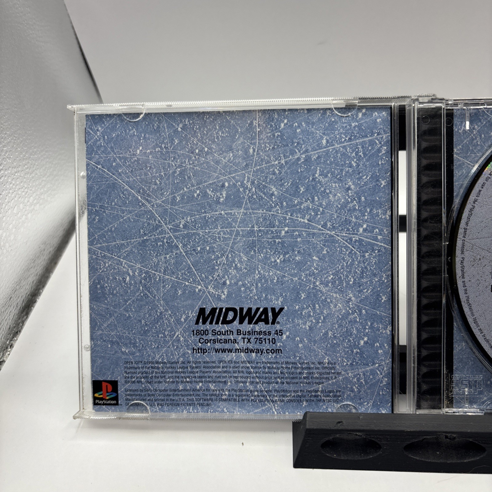 NHL Open Ice 2 On 2 Challenge PS1 Playstation 1 CIB With Registration Card