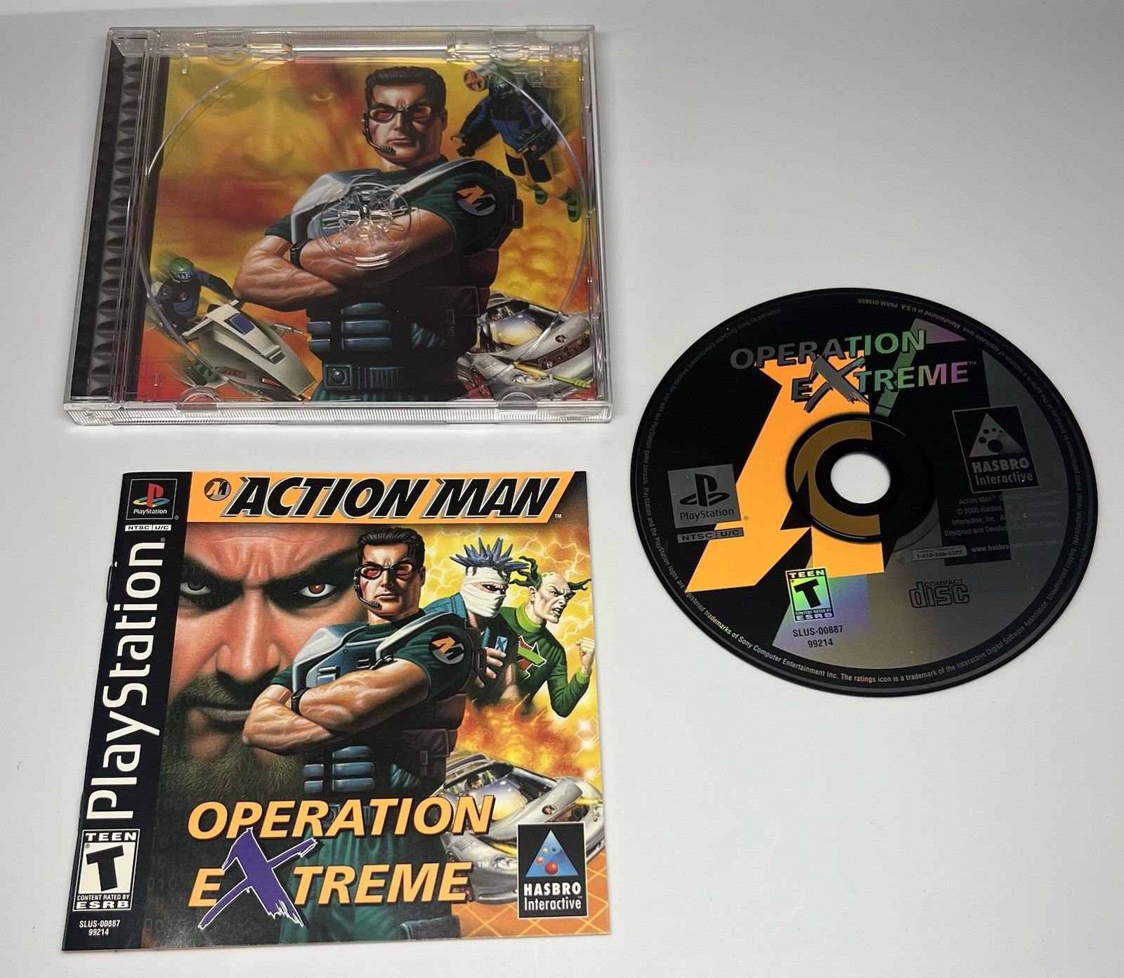 Action Man: Operation Extreme (Sony PlayStation 1, 2000) Shooter Vehicle Game