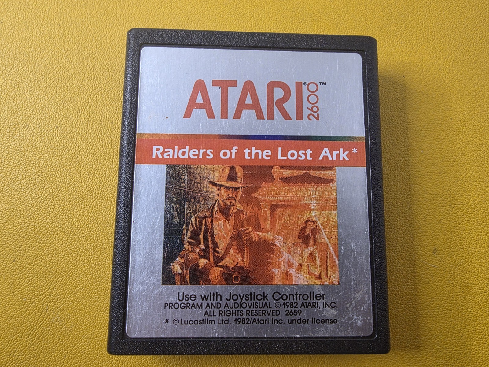 Raiders of the Lost Ark (1982) Atari 2600 Cartridge Only Tested And Working