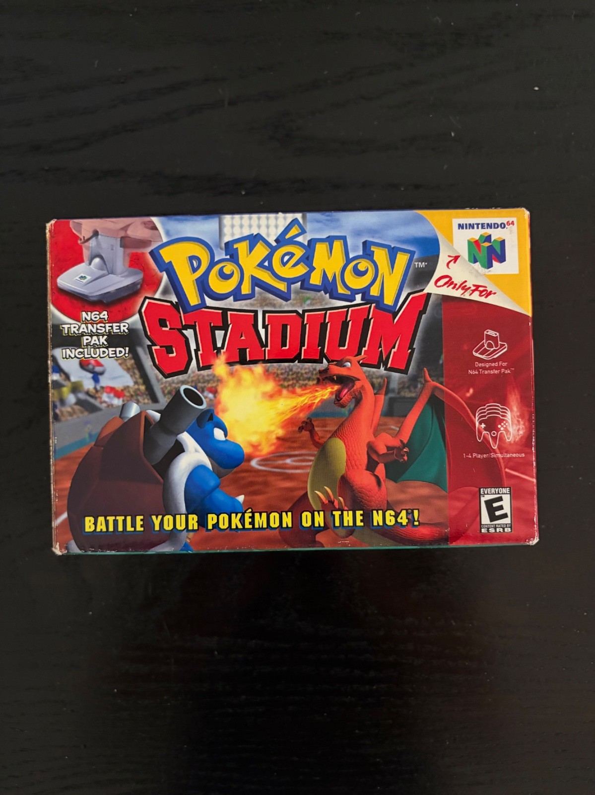 Pokemon Stadium – Nintendo 64 N64 – with box no instructions original owner