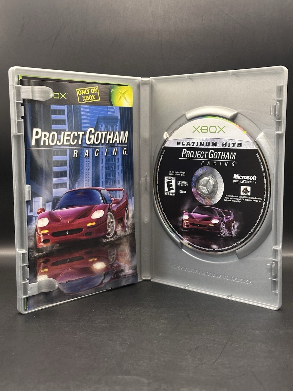 Project Gotham Racing (Microsoft Xbox, 2001) – Platinum Hits – Complete / CIB